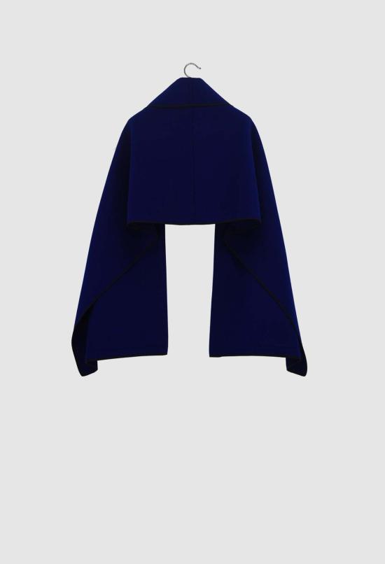  JULIA JENTZSCH 머플러/스카프 줄리아 젠츠쉬 웨이버리 더블페이스 울 숄 스카프 네이비 - OTHER BRANDS