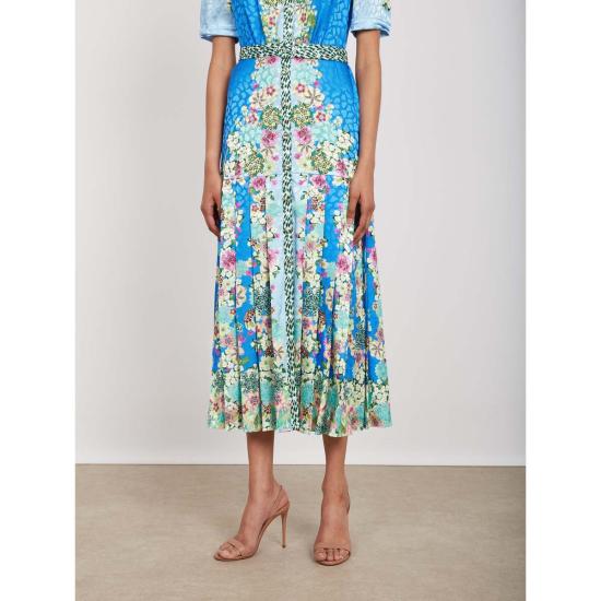  살로니 롱 원피스 리아 셔츠 C 드레스 페더 데이지 - SALONI