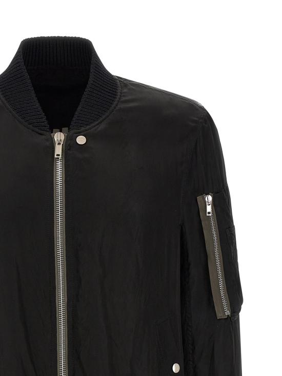 26SS 릭 오웬스 봄버 자켓 RU01F2778N09 Black - RICK OWENS