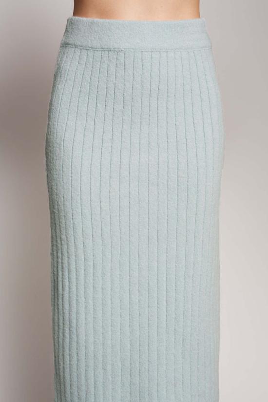  일레븐 식스 미디 스커트 피아 튜브 스커트 민트 - ELEVEN SIX