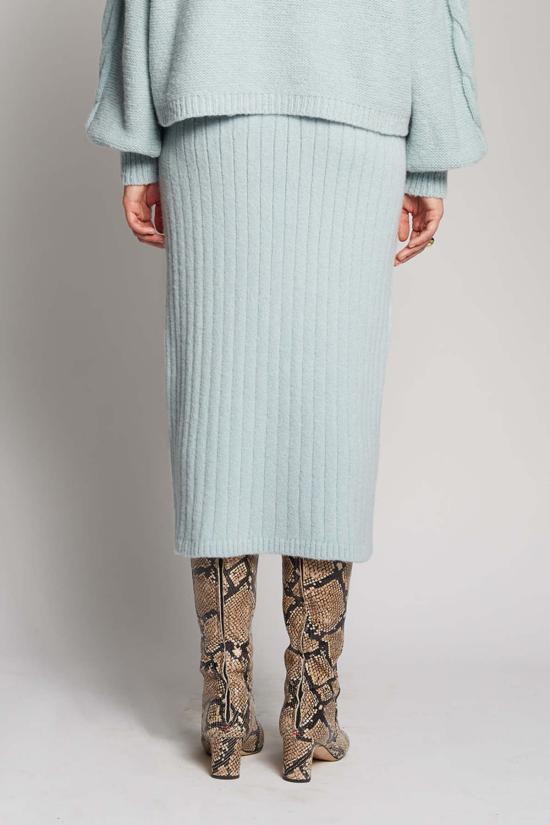  일레븐 식스 미디 스커트 피아 튜브 스커트 민트 - ELEVEN SIX