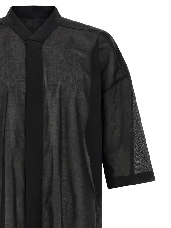 26SS 릭 오웬스 긴팔 셔츠 RU01F2238CV09 Black - RICK OWENS