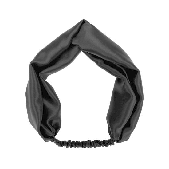  Krystell Barraza 헤어 액세서리 오닉스 실크 머리띠