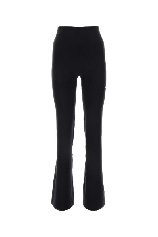  발렌시아가 스트레이트 팬츠 스트레치 나일론 조거 팬츠 블랙 리플렉티브