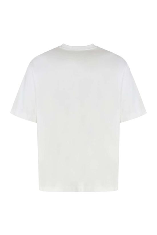  오프화이트 탑 코튼 크루넥 티셔츠 화이트 - OFF WHITE