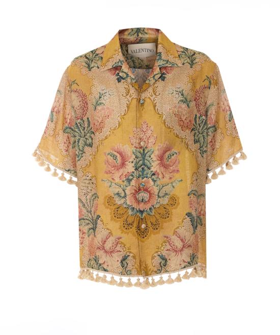 26SS 발렌티노 가라바니 반팔 셔츠 AAN11BD2 C4U Yellow
