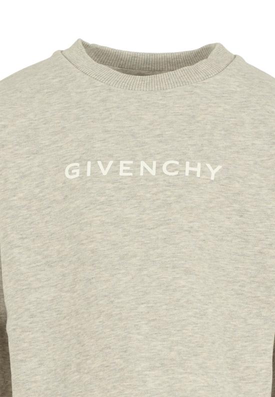  [키즈] 지방시 풀오버 로고 스웨트셔츠 (그레이) 키즈용 - GIVENCHY
