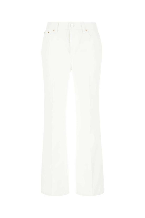  구찌 데님 팬츠 데님 진 비앙코