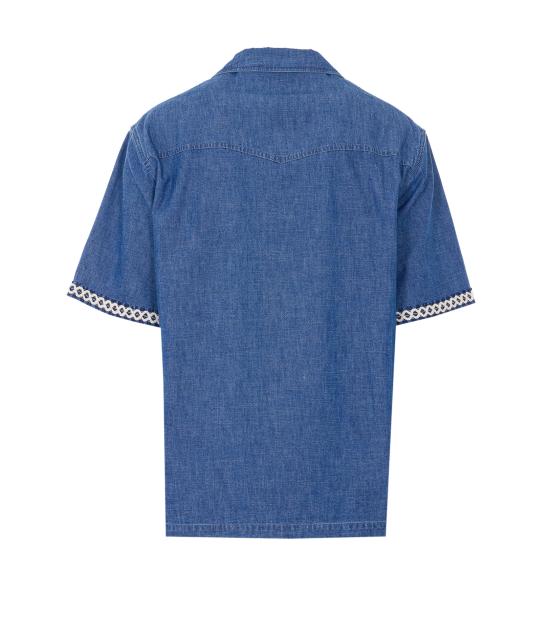 26SS 발렌티노 가라바니 반팔 셔츠 DBF20AL4 558 Blue - VALENTINO GARAVANI