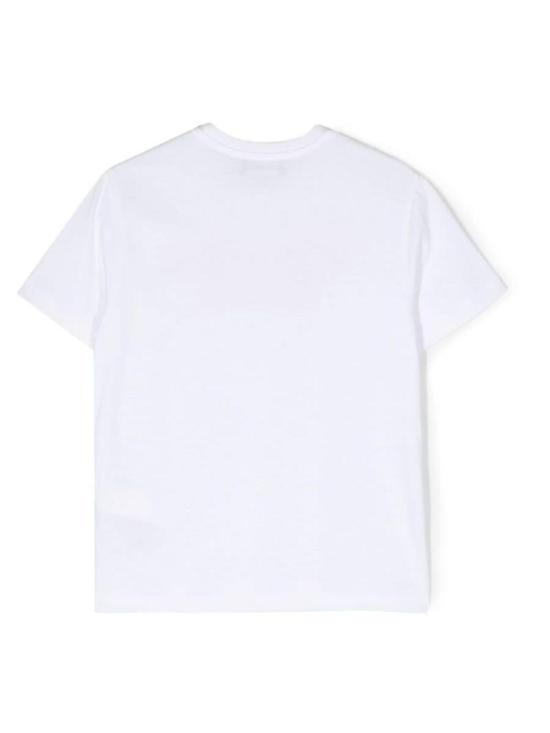  [키즈] 디스퀘어드2 트레이닝 상의 키즈 Dsquared2 릴랙스 티셔츠 화이트 - DSQUARED2