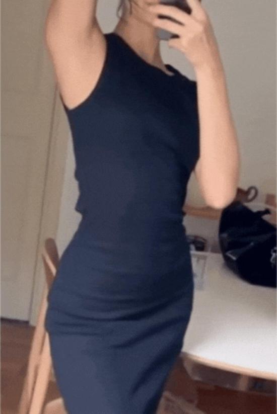  Calomel 롱 원피스 칼로멜 알피 맥시 드레스 블랙 - OTHER BRANDS