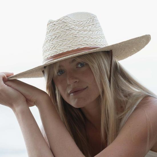  민가 모자 밍가 브레이드 랜체라 스트로 햇