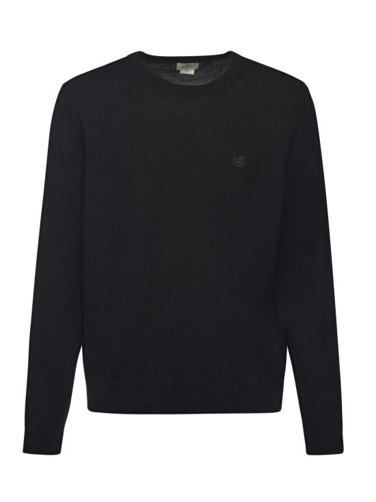  에트로 스웨터 자수 모노그램 울