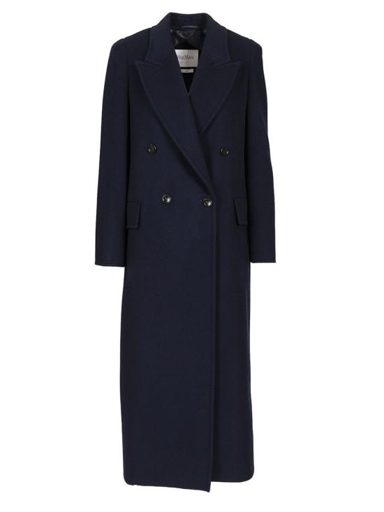  막스마라 코트 막스 마라 더블 브레스티드  블루