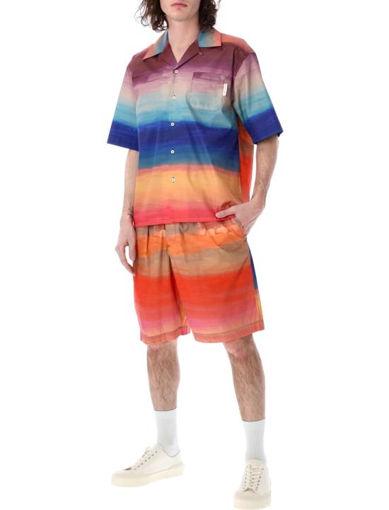  마르니 숏팬츠 코튼 버뮤다 쇼츠 - MARNI