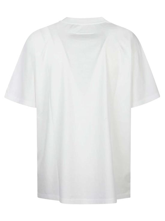  MM6 메종마르지엘라 반팔 티셔츠 Mm6 메종 마르지엘라 인서트 티셔츠 화이트 - MM6 MAISON MARGIELA