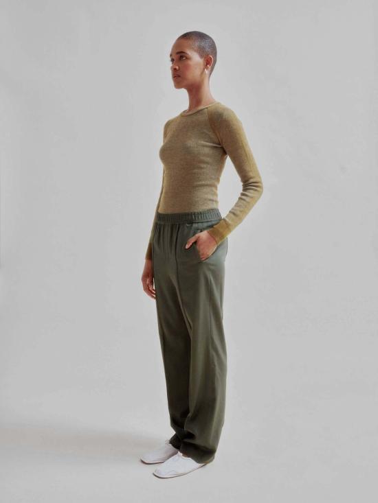  사야카 다비스 뉴욕 스트레이트 팬츠 사야카 데이비스 뉴욕 울 트랙 팬츠 - SAYAKA DAVIS NEW YORK