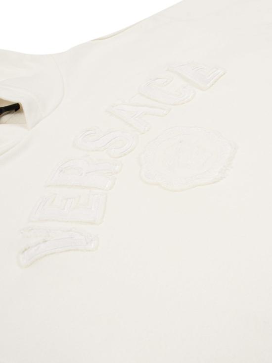  [키즈] 베르사체 풀오버 키즈 액티브웨어 스웨트셔츠 화이트 - VERSACE