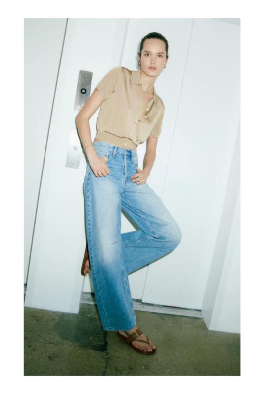  피스톨라 데님 팬츠 시드니 진 헤이지 진 블루 - PISTOLA