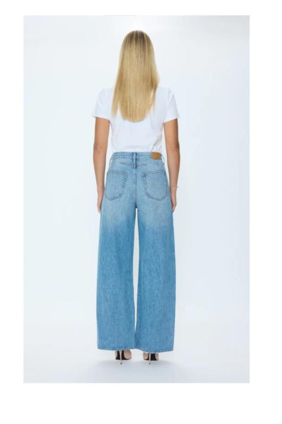  피스톨라 데님 팬츠 시드니 진 헤이지 진 블루 - PISTOLA