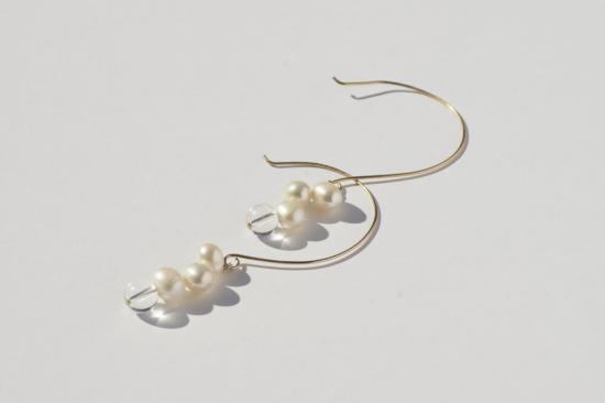  에이드 이어링 마골라 진주 귀걸이 - EYDE