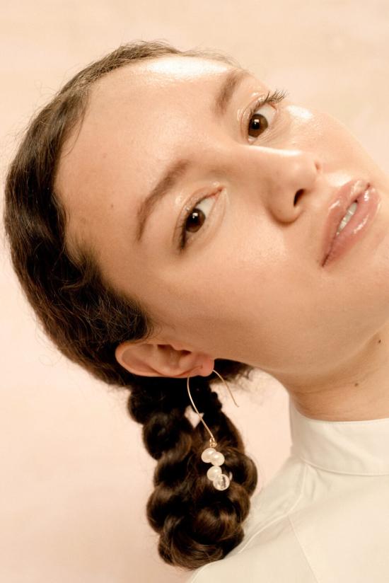  에이드 이어링 마골라 진주 귀걸이 - EYDE