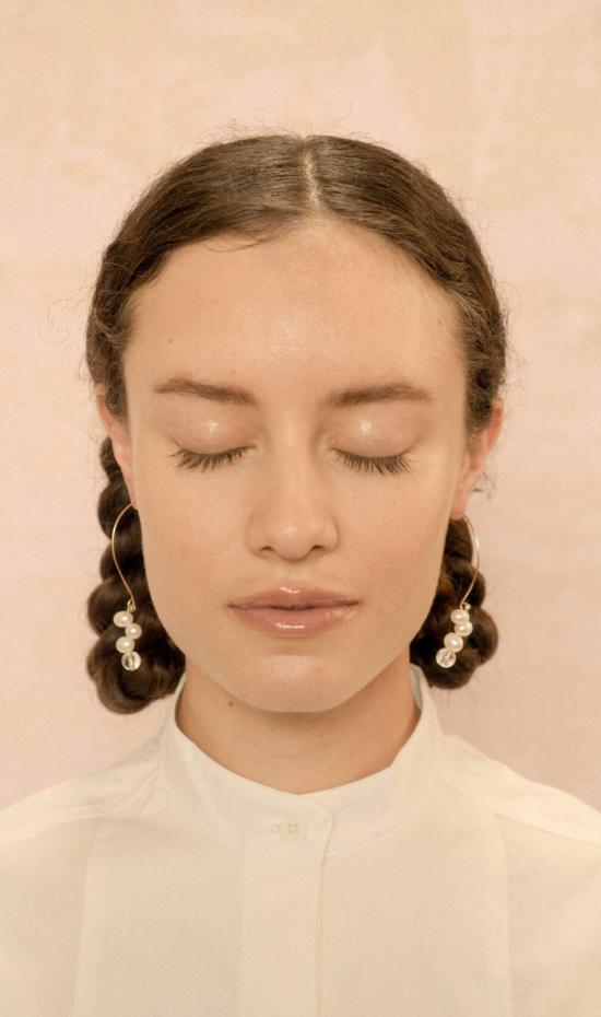  에이드 이어링 마골라 진주 귀걸이