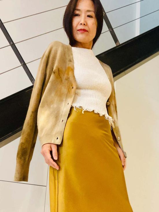  Yesaet 반팔 티셔츠 Tanash 머슬 티셔츠 Ecru - OTHER BRANDS