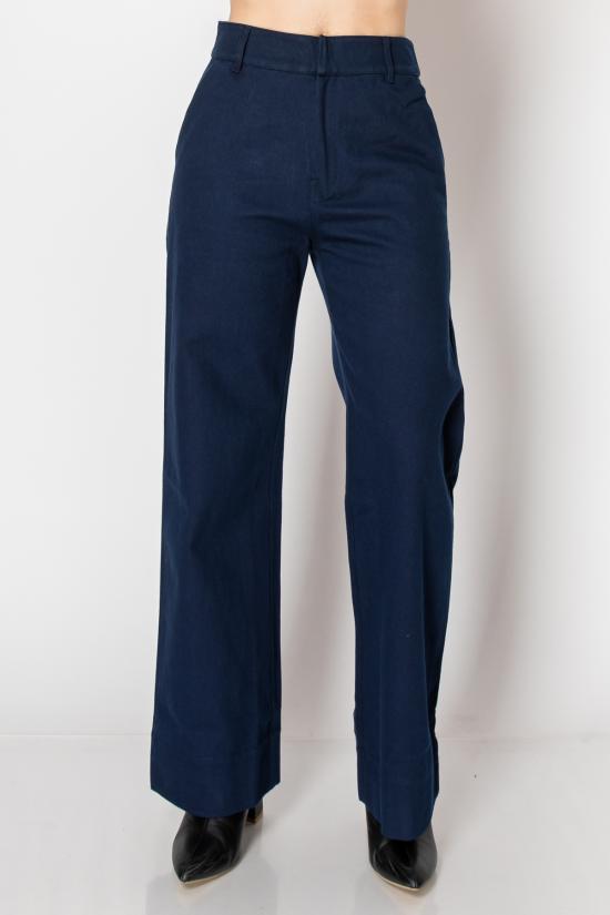  M.PATMOS 스트레이트 팬츠 M.Patmos 리버사이드 와이드 레그 코튼 팬츠 네이비 - OTHER BRANDS