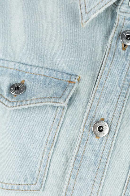  보테가베네타 데님 셔츠 Bottega Veneta Camicie 셔츠 라이트 블루 - BOTTEGA VENETA