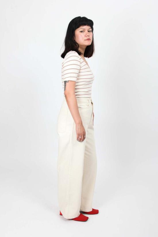  그래블 앤 골드 데님 팬츠 그래블 & 골드 플레이서 팬츠 내추럴 - GRAVEL & GOLD