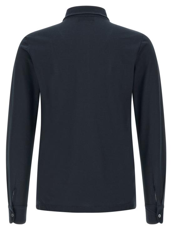 26SS 자노네 폴로 티셔츠 815132ZG380Z0178 Blue - ZANONE