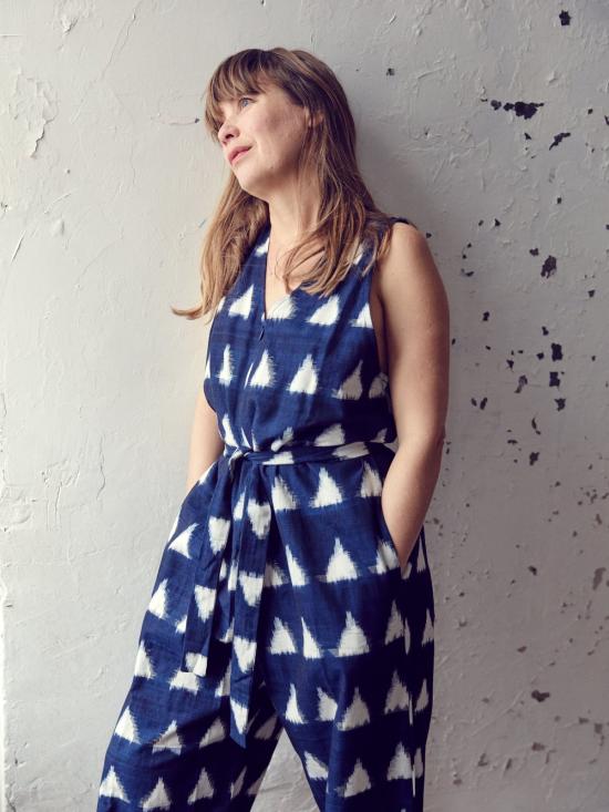  H. Fredriksson 점프수트 Ikat  네이비