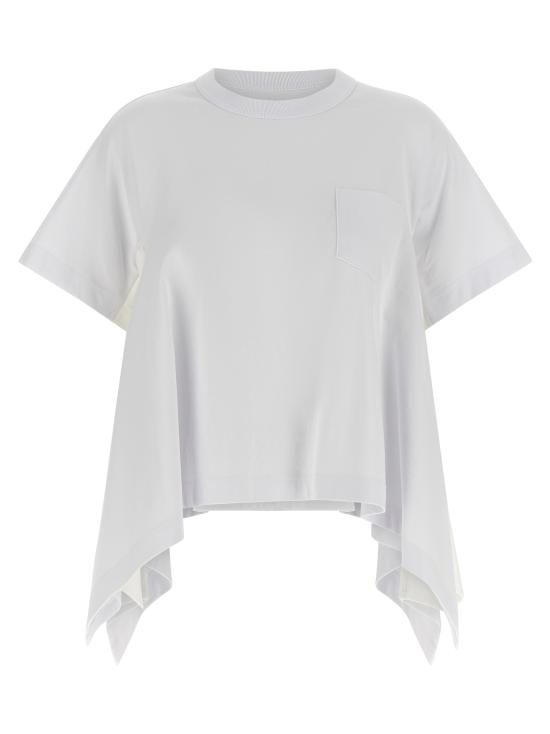 26SS 사카이 반팔 티셔츠 2608349101 White