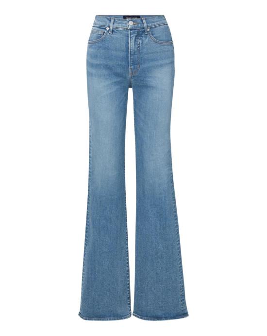  베로니카비어드 데님 팬츠 베로니카 비어드 크로스비 하이라이즈 와이드 레그 진 리플 헤이즈 - VERONICA BEARD