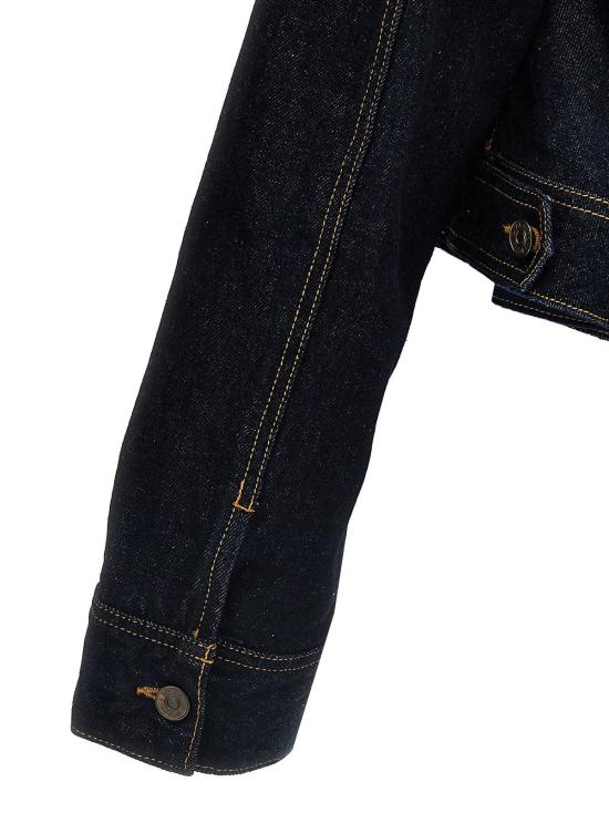  빅토리아 베컴 데님 자켓 데님 크롭 재킷 (블루) - VICTORIA BECKHAM