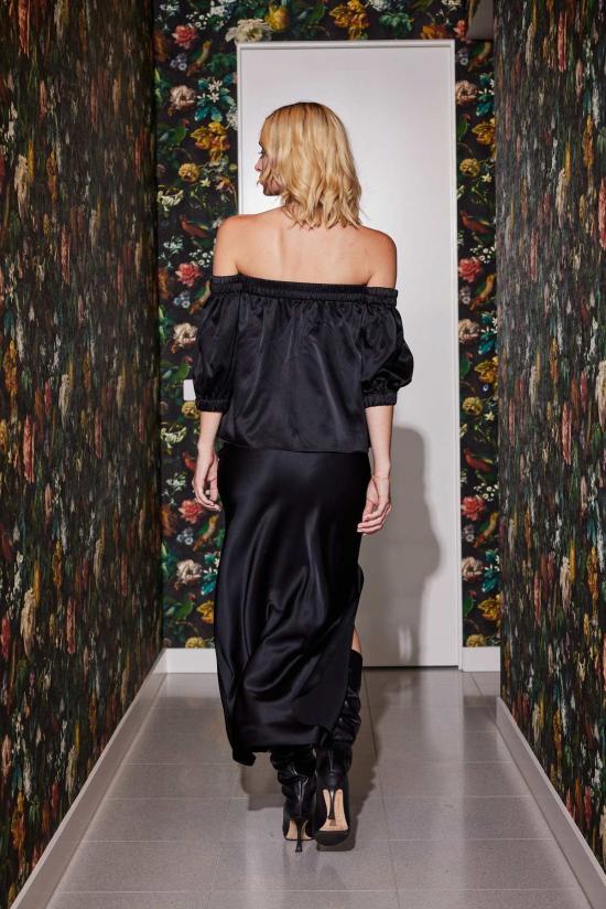  Lindsay Nicholas New York 긴팔 티셔츠 린지 니콜라스 뉴욕 오프숄더 - LINDSAY NICHOLAS NEW YORK