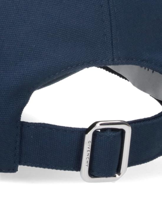  지방시 모자 로고 베이스볼 캡 블루 - GIVENCHY