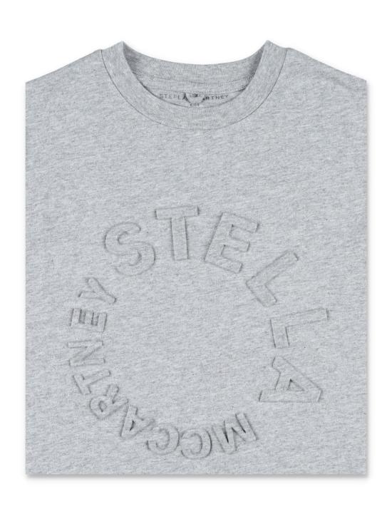  [키즈] 스텔라 맥카트니 탑 스텔라 매카트니 아동용 3D 로고 티셔츠 (회색) - STELLA MCCARTNEY