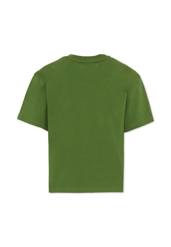  [키즈] 랑방 트레이닝 상의 아동용  로고 티셔츠 (녹색) - LANVIN