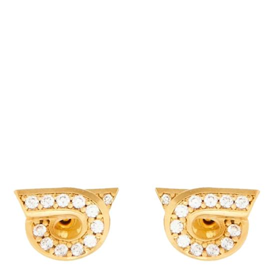  살바토레 페라가모 이어링 페라가모 간치니 크리스탈 골드