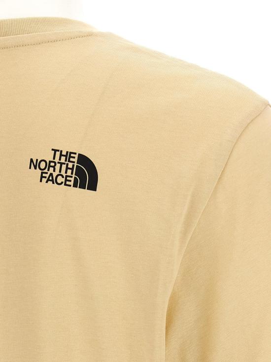  노스페이스 반팔 티셔츠 파인 티셔츠 베이지 - NORTH FACE