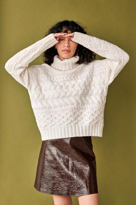  지지 니트웨어 스웨터 케이블 - GIGI KNITWEAR