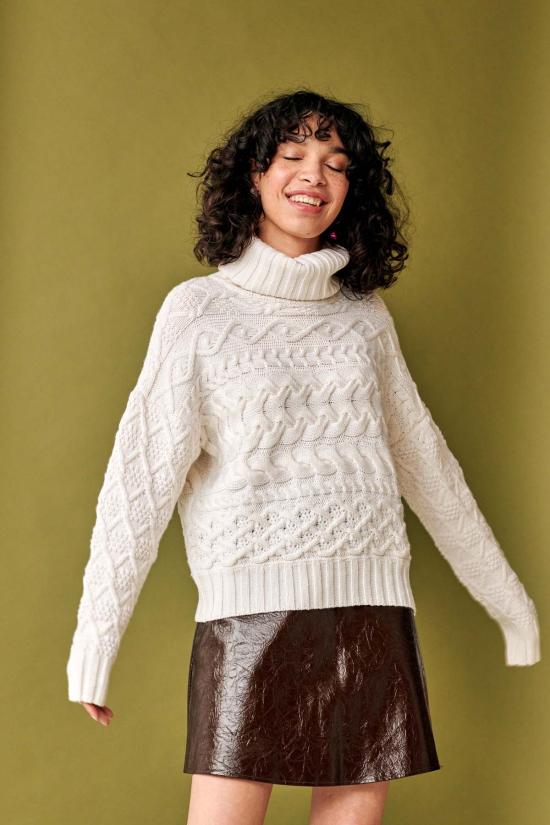  지지 니트웨어 스웨터 케이블 - GIGI KNITWEAR