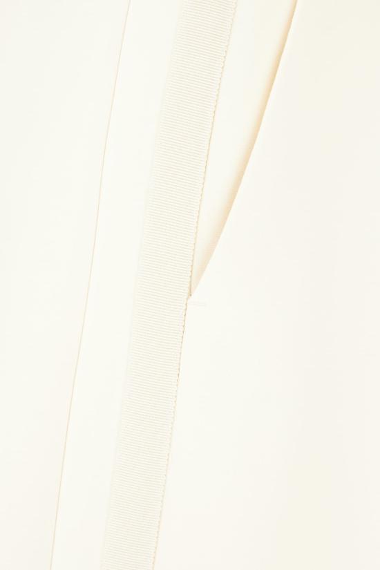  펜디 팬츠 아이보리 울 블렌드  오프 화이트 - FENDI