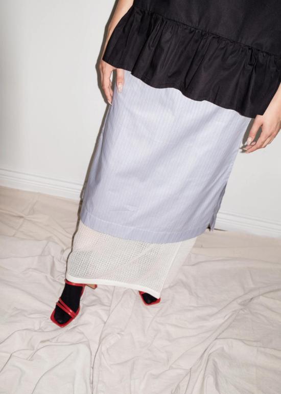  et Tigre 미디 스커트 에 티그레 크루즈 스커트 블루 스트라이프 - OTHER BRANDS