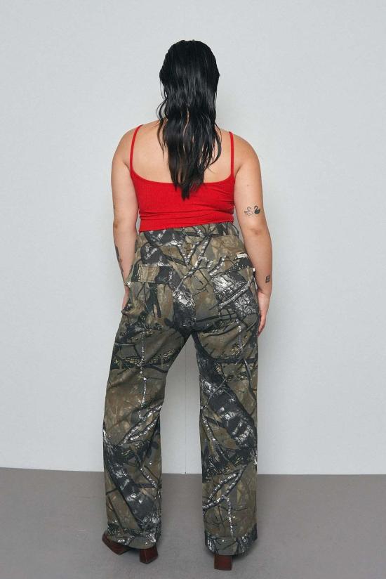  Fashion Brand Company 스트레이트 팬츠 패션 브랜드 컴퍼니 포레스트 카모 캔버스 - FASHION BRAND COMPANY