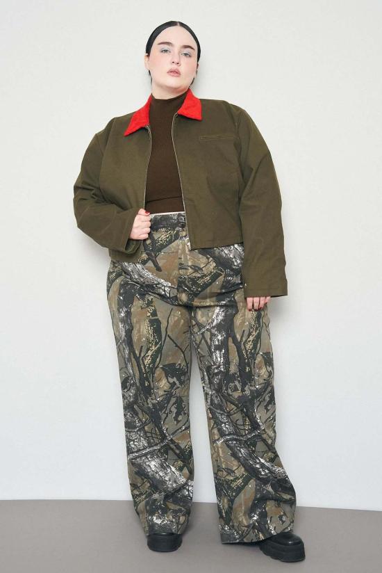  Fashion Brand Company 스트레이트 팬츠 패션 브랜드 컴퍼니 포레스트 카모 캔버스 - FASHION BRAND COMPANY