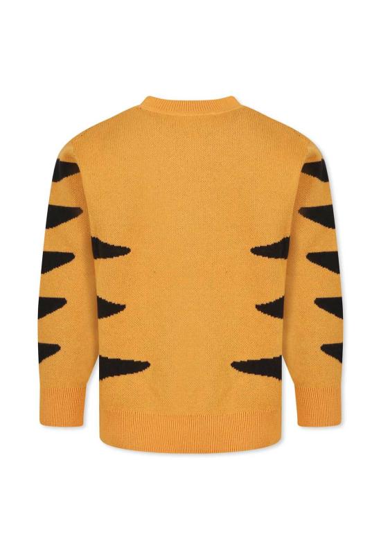  [키즈] 스텔라 맥카트니 풀오버 스텔라 매카트니 아동용 고양이 스웨터 오렌지색 - STELLA MCCARTNEY