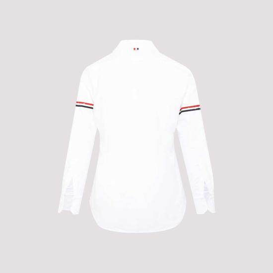  톰브라운 셔츠 톰 브라운 클래식  화이트 - THOM BROWNE